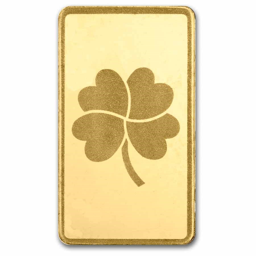1/2 gram Gold Bar - Half Gram of Luck