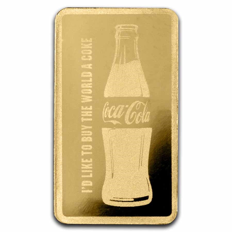 1/2 gram Gold Bar in TEP - Coca-Cola®
