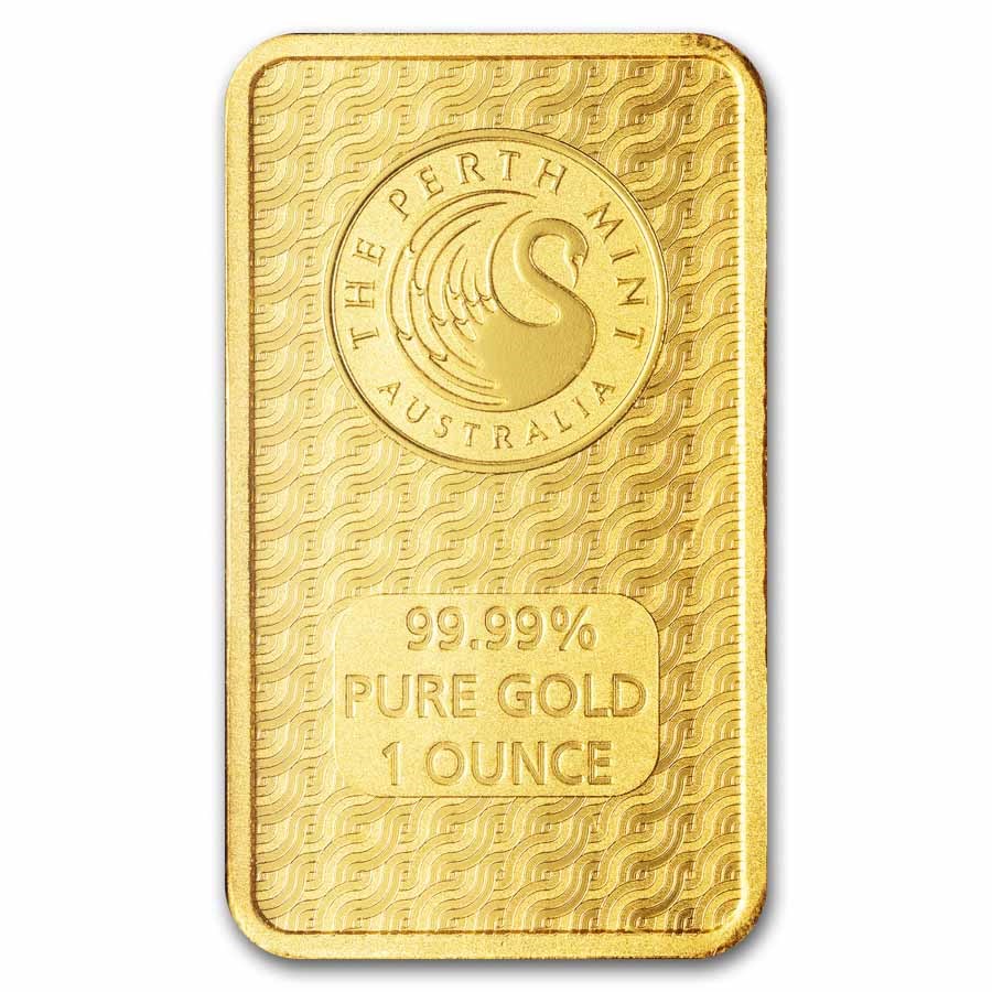 1 oz Gold Bar - Perth Mint Lunar Snake