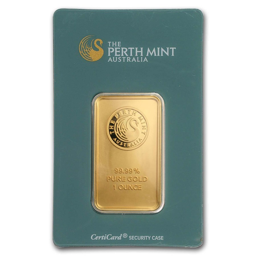 1 oz Gold Bar - The Perth Mint