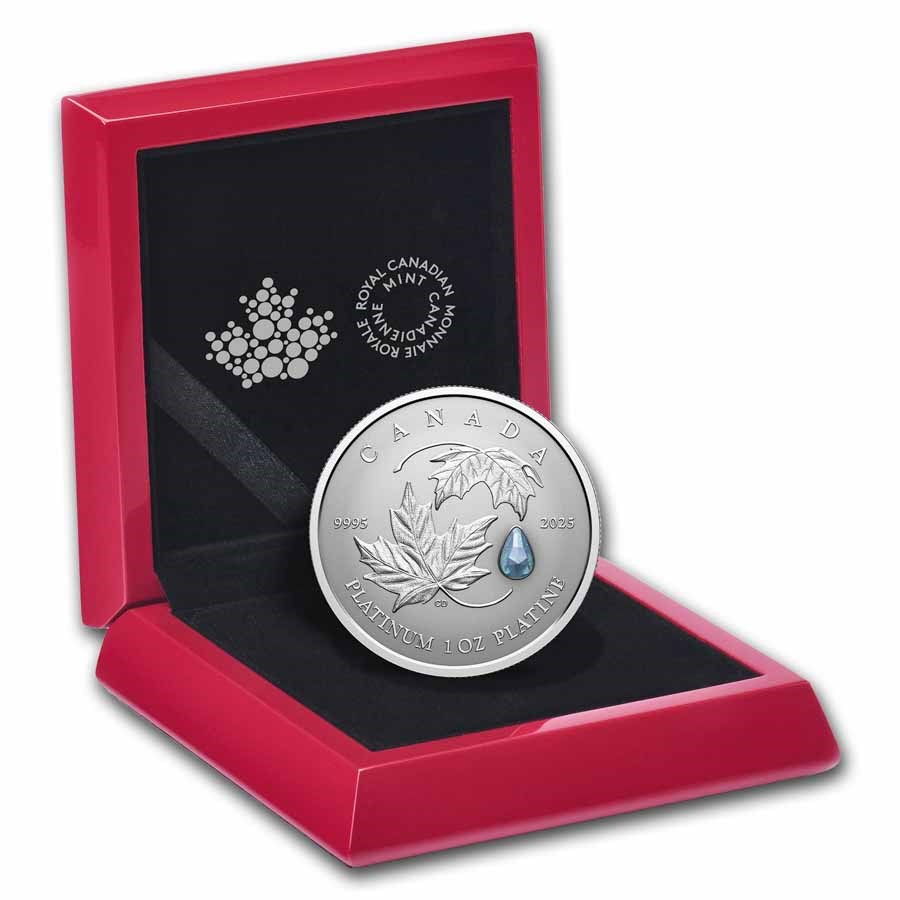 2025 Canada 1 oz Platinum $300 Maple Leaf Forever