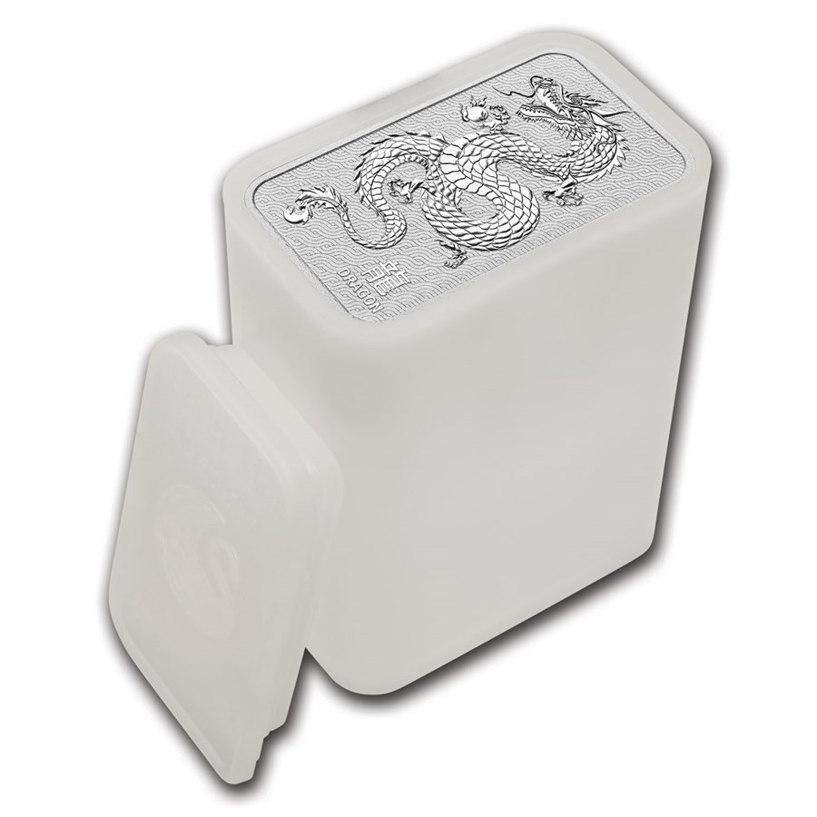 Australia 1 oz Silver Lunar Year of the Dragon Bar