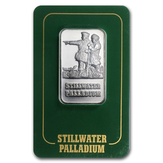 1 oz Palladium Bar - Johnson Matthey Lewis & Clark (In Assay)