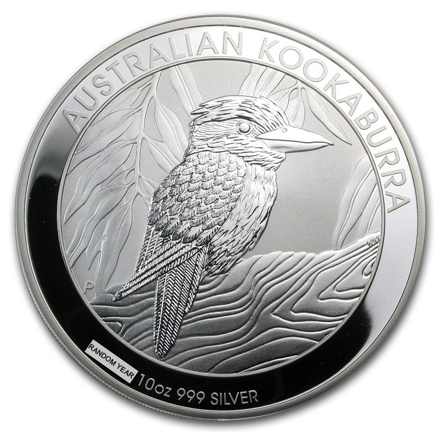 10 oz Australian Silver Kookaburra BU (Random Year)