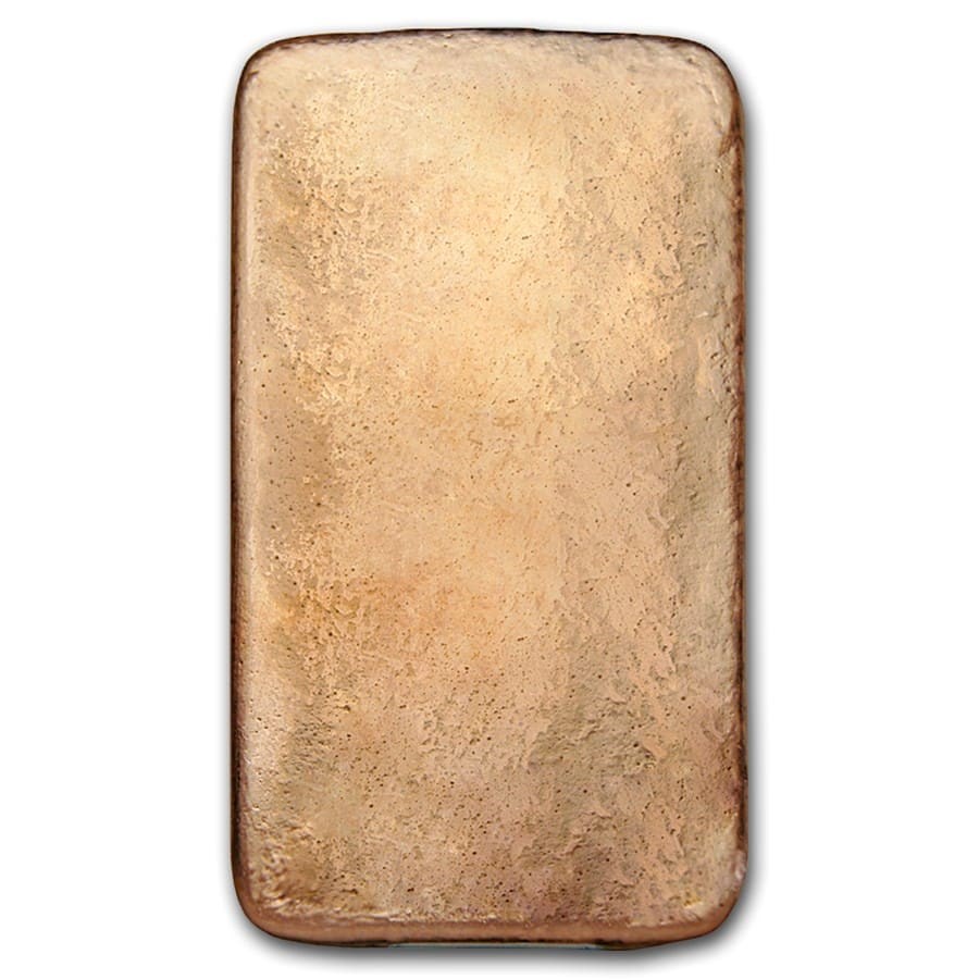 100 oz Copper Bar - Geiger (Poured, .9999 Fine)