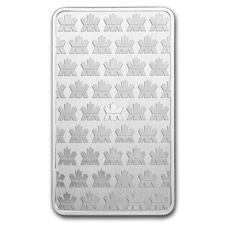 10 oz Silver Bar - Royal Canadian Mint (.9999 Fine, New Style)