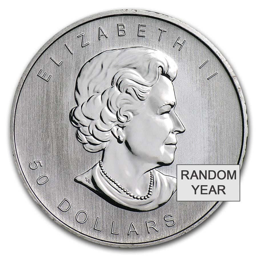 Canada 1 oz Platinum Maple Leaf BU (Random Year)