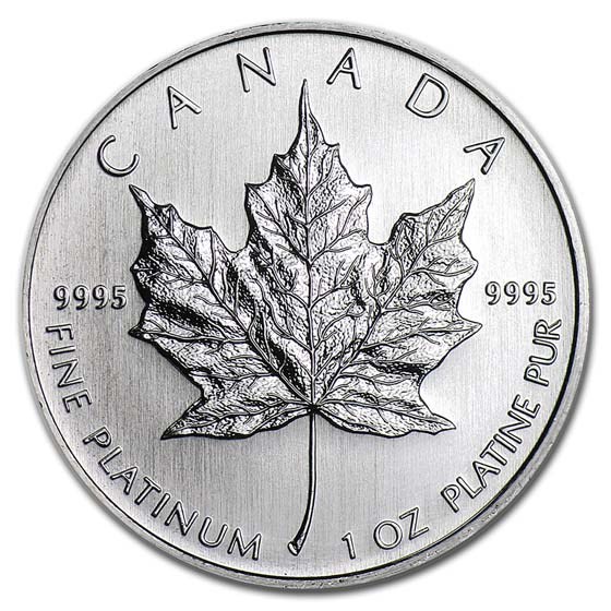 Canada 1 oz Palladium Maple Leaf BU (Random Year)